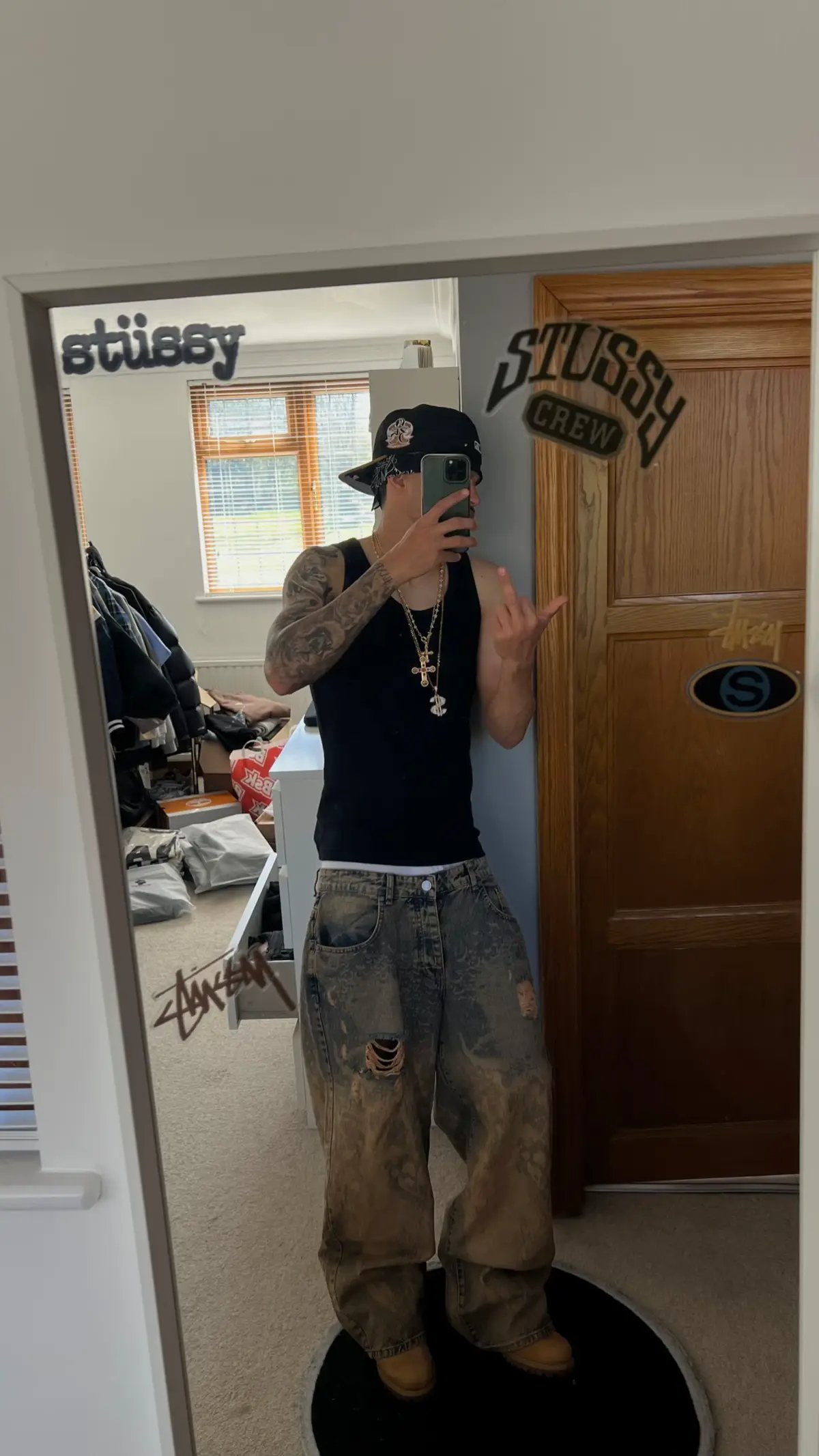 Outfits this week #fyp #streetwear #fashiontiktok #outfitideas #mensfashion #baggyjeans #2000s #00s #90s